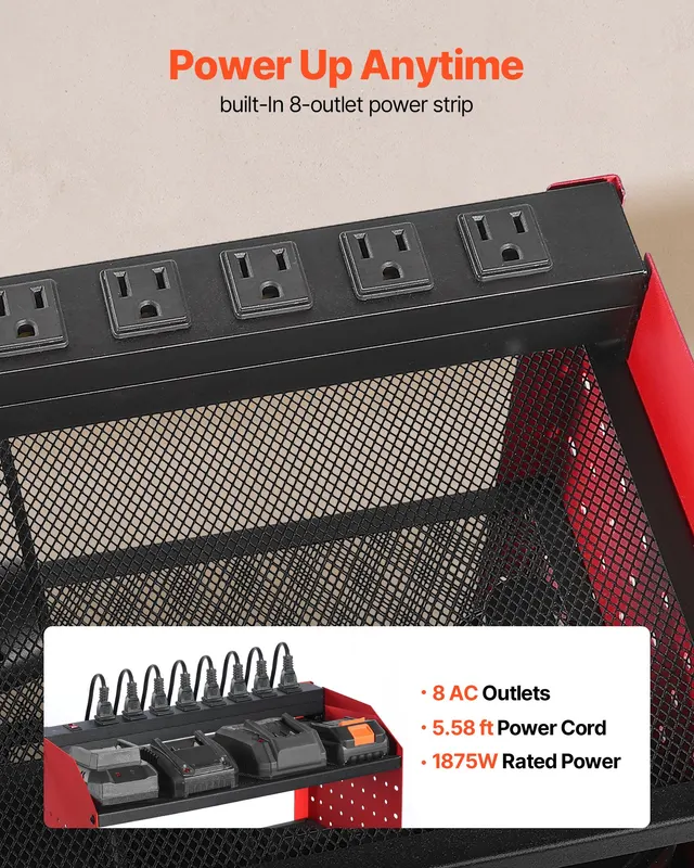 Power Tool Organizer with Charging Station β photo 3
