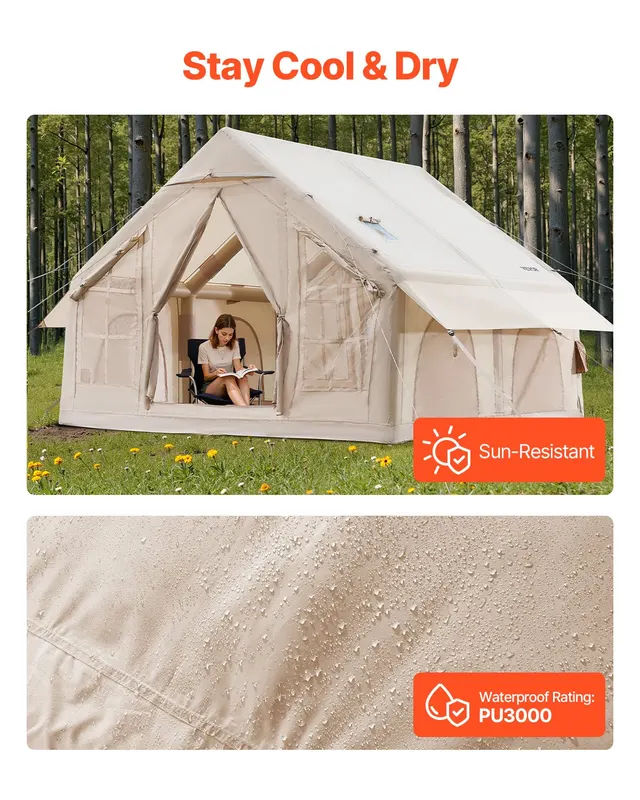 Inflatable Tent for Camping 4-6 Person Glamping Tent with Pump β photo 3
