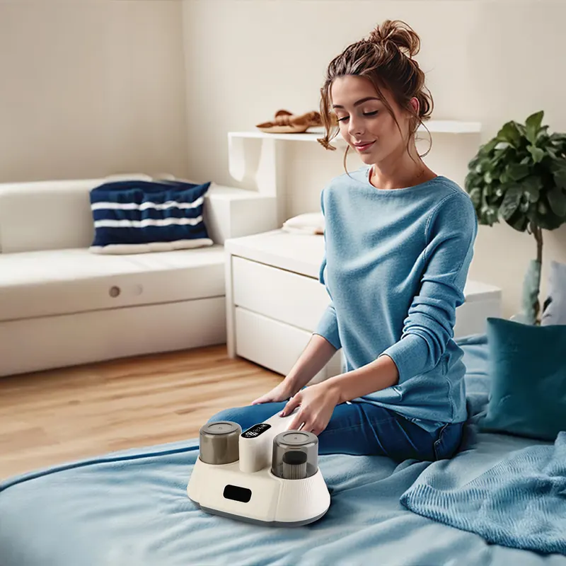15000PA Double-cup Bed Vacuum Cleaner for Home with UV-C Light — photo 7