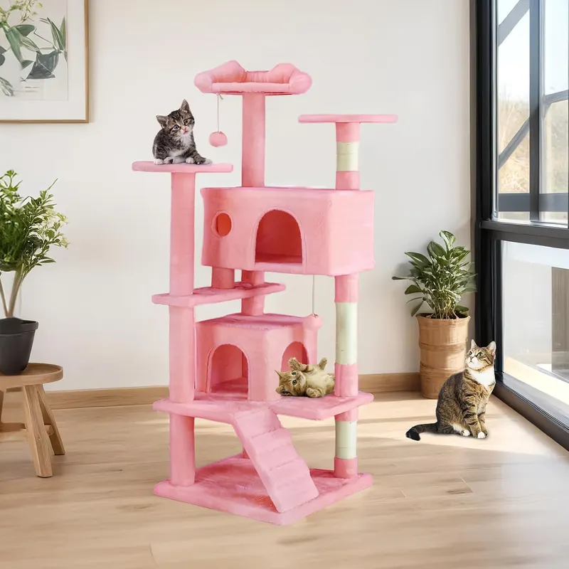 54 -cat Tree Tower — Multi-level with Sisal Grab Post — photo 5