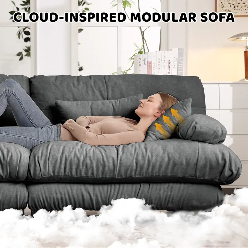 Luxury Modular Sectional Sofa Couch — photo 4