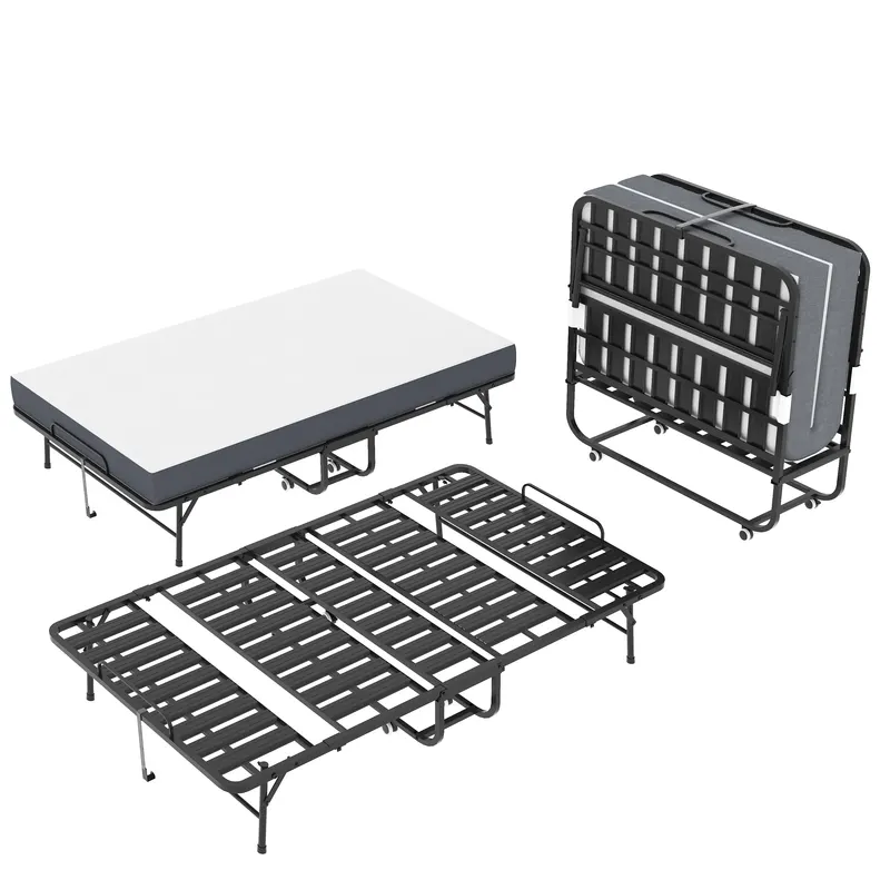 Large 75x46 Wide Folding Bed for Tall People — photo 4