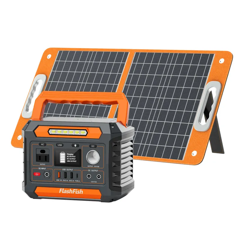 Portable Power Station 300W&Foldable Solar Panel — photo 2