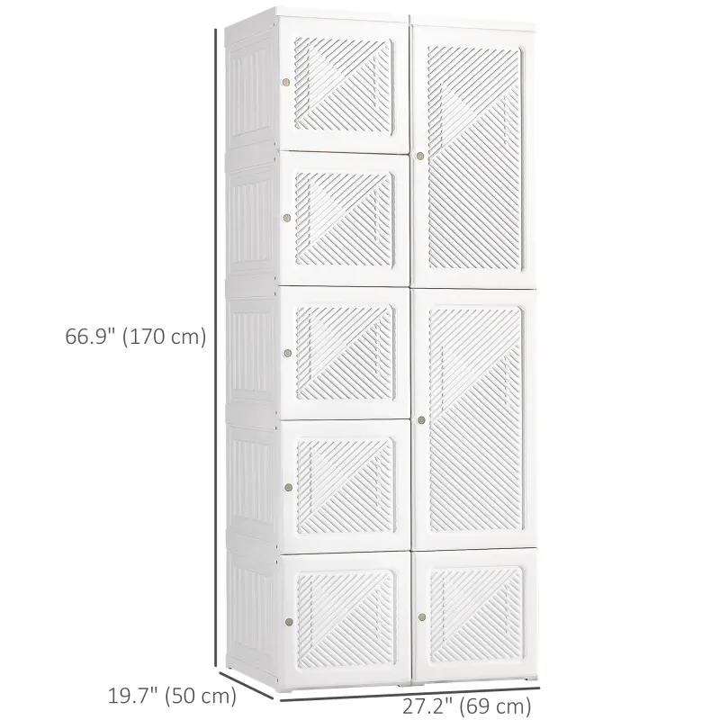 Portable Wardrobe Closet — Folding Bedroom Wardrobe — photo 4