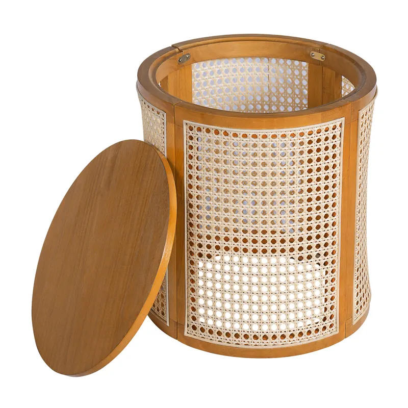 15.70 Round End Table — Hollow Woven Side Table — photo 5