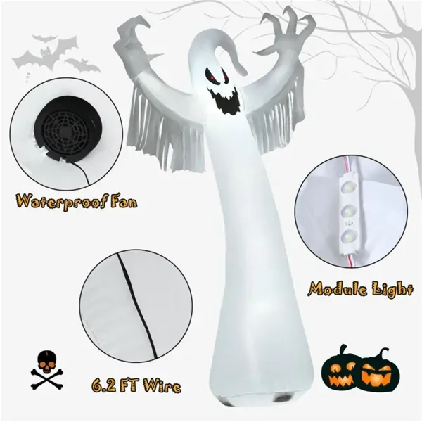 Spooky Halloween Inflatable Ghost — photo 3
