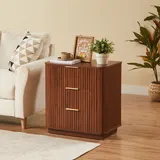 3 Drawers Nightstand Set of 2 — 23.6 Wide Modern Chest — photo 3