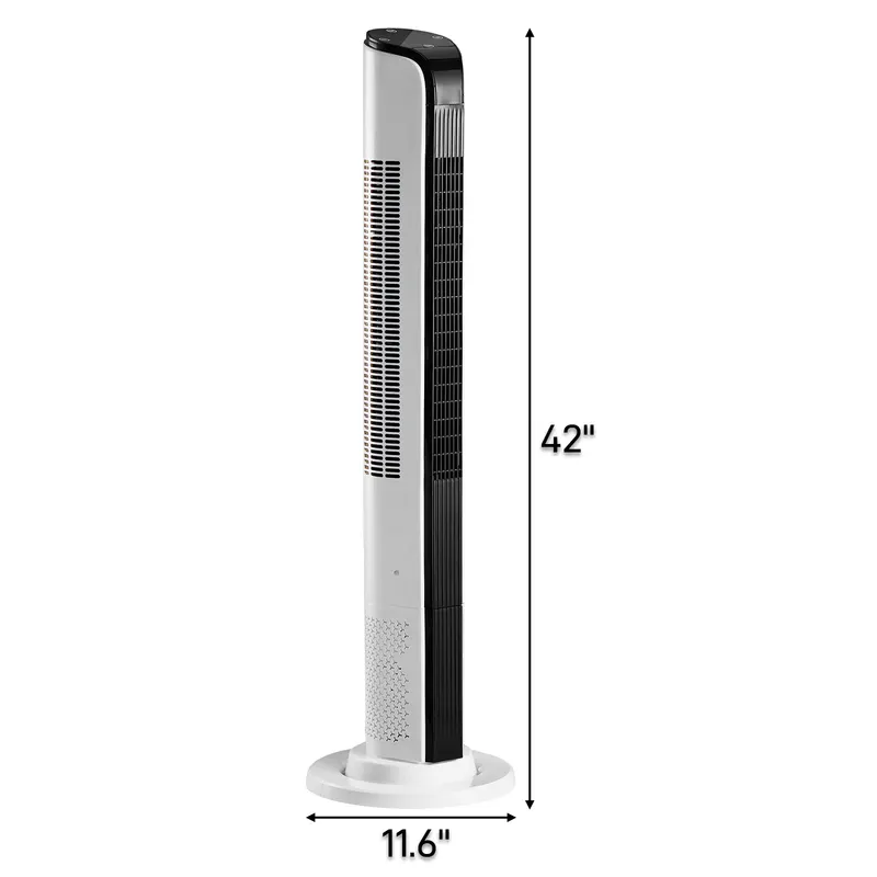 42 Inch Smart Tower Fan — 110V 65W All-copper Motor Bladeless — photo 4