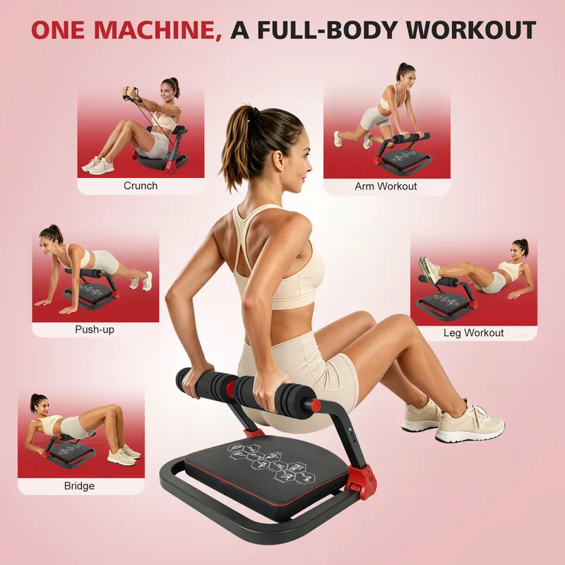 Ab Core Trainer Abdominal Machine for Home Gym with Resistance — photo 6