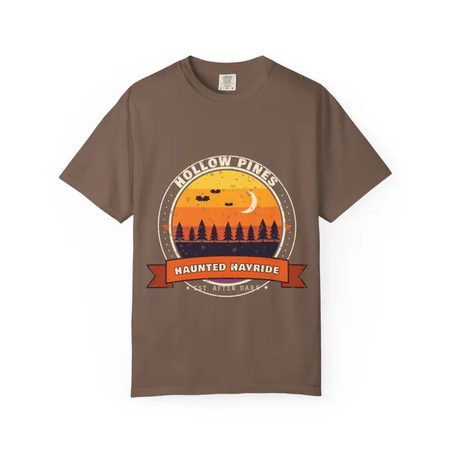 Hollow Pines Haunted Hayride Comfort Colors® Tee
