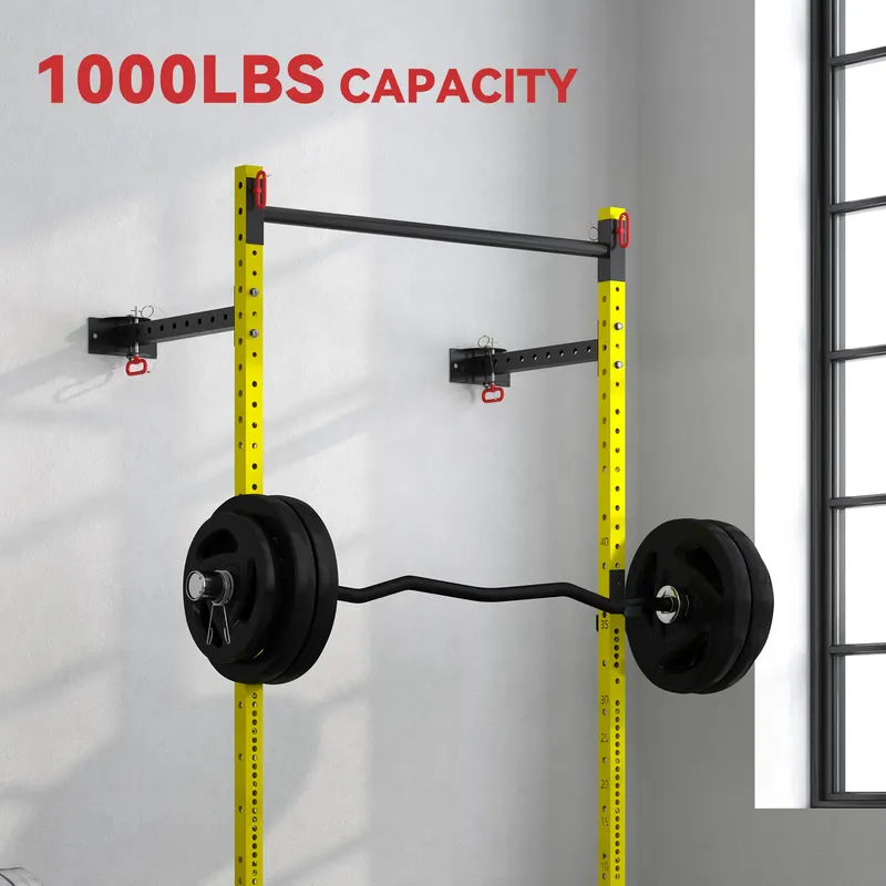 Folding Squat Rack with Pull Up Bar — photo 8