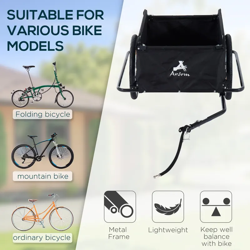 Bicycle Cargo Trailer β Two-wheel Bike Luggage Wagon Trailer β photo 7