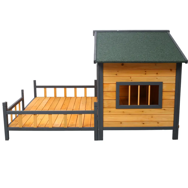 Wooden Large Dog House Outdoor Double XL Dog Kennel — photo 2