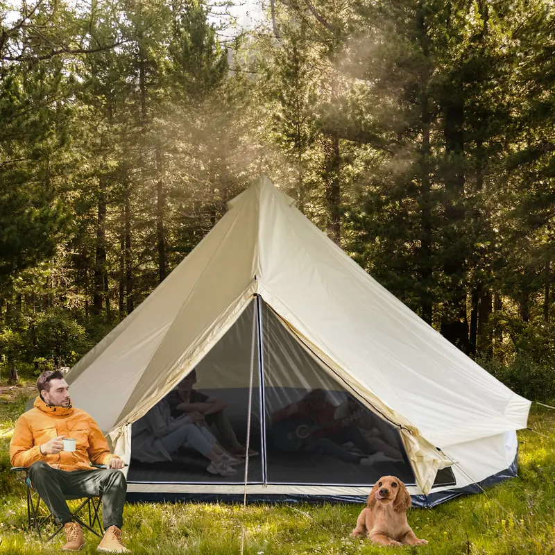 10-Person Large Waterproof Yurt Camping Tent β photo 5