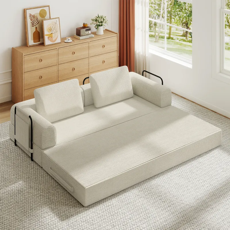 78 Inch Convertible Sleeper Sofa Bed β photo 3