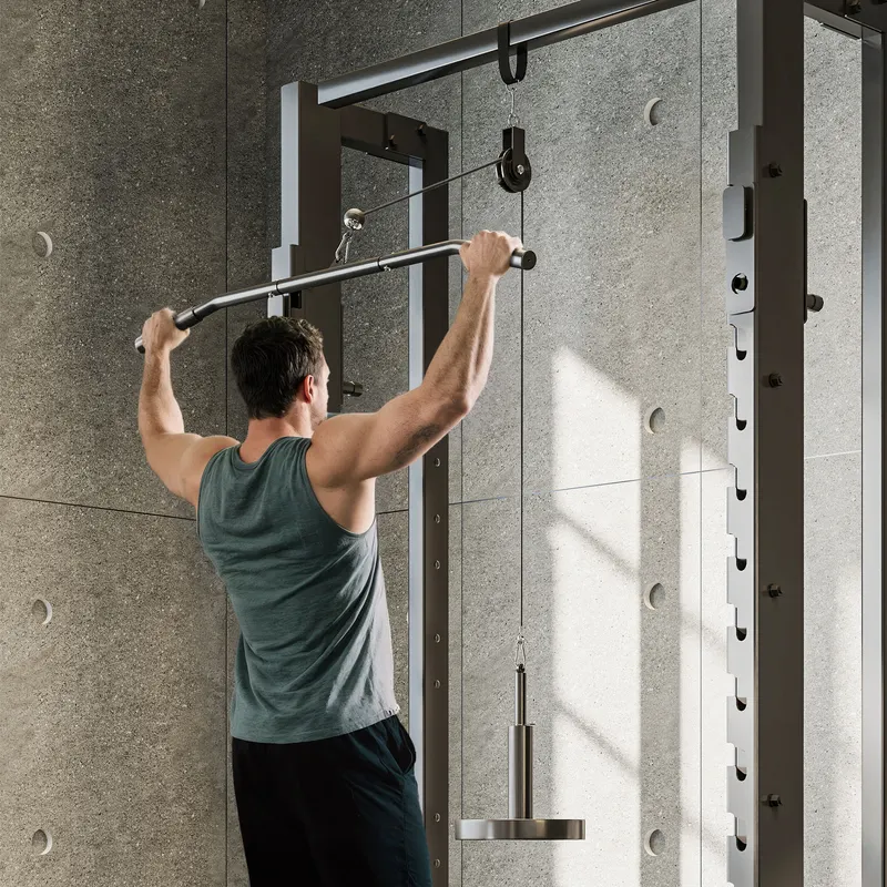 Weight Cable Pulley System for Home Gym with Universal Loading — photo 2