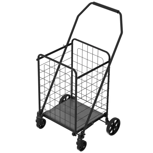 Shopping Cart with Shelf — Grocery Cart on Wheels — photo 3