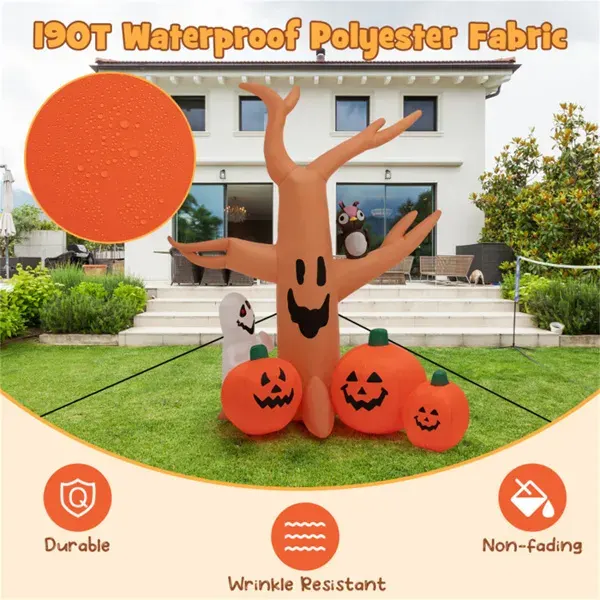 8-foot Halloween Inflatable Pumpkin β photo 6