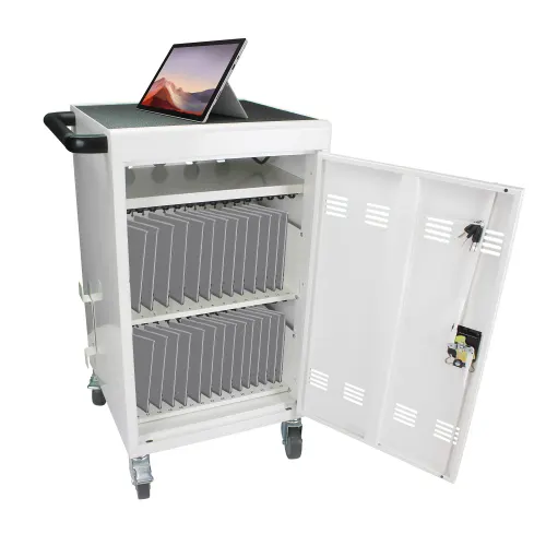30 2Bay Mobile School Charging Cart Station for Chromebook — photo 4