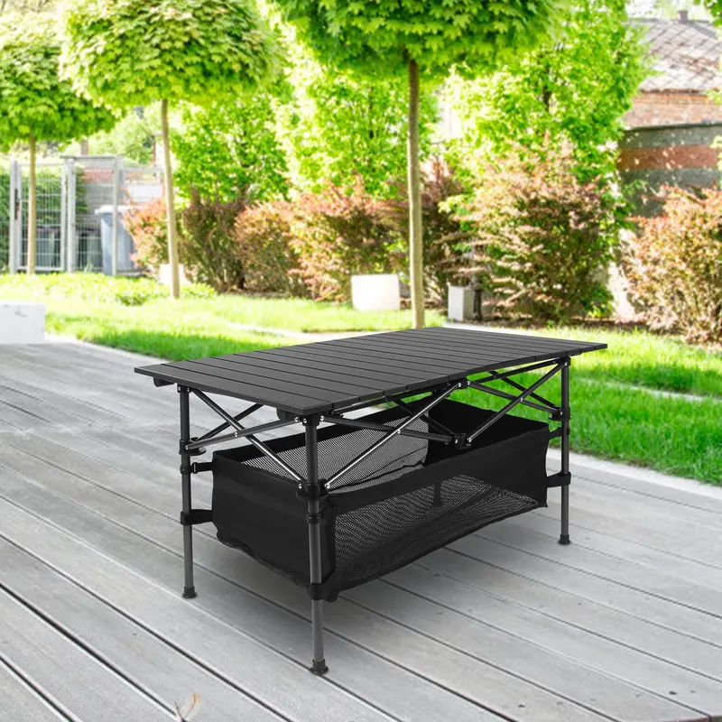 Folding Camping Table Portable Lightweight Aluminum Roll-up — photo 4