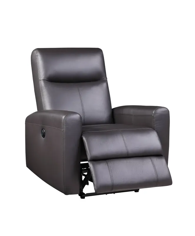 Blane Brown Top Grain Leather Match Power Motion Recliner β photo 4