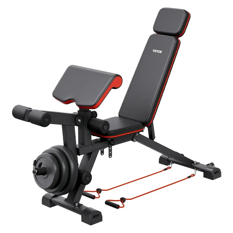 Weight Bench — 800lbs Adjustable Weight Bench Press for Full