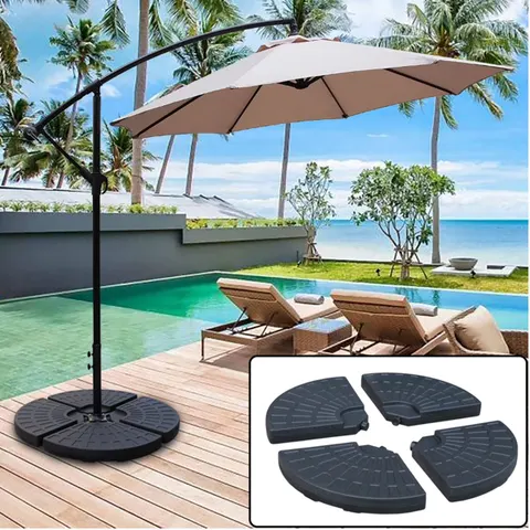 145 Lbs Capacity Weighted Cantilever and Offset Patio Umbrella