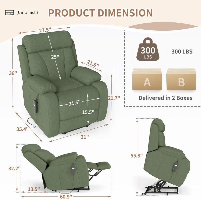 Power Lift Recliner for Elderly — photo 3
