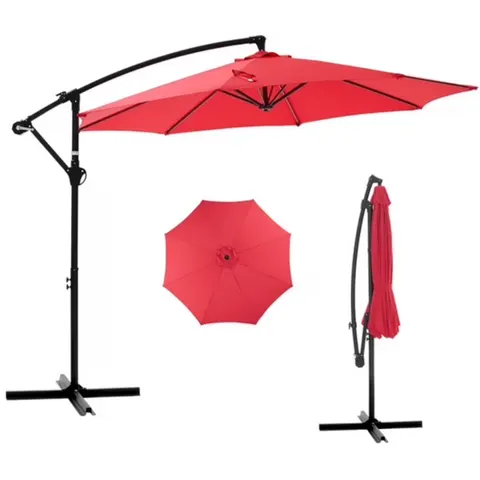 Outdoor Patio Umbrella — 10ft Offset Hanging Patio Umbrella