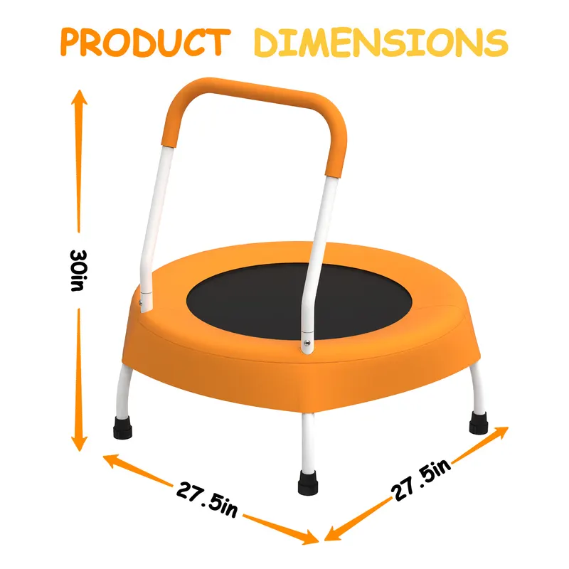 28inch Toddler Trampoline for Kids 1 Year Plus with Handle β photo 4
