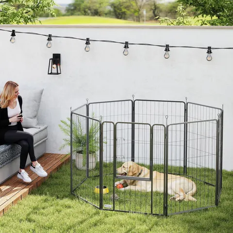 39 Inch Exercise Pen β Heavy Duty Dog Playpen