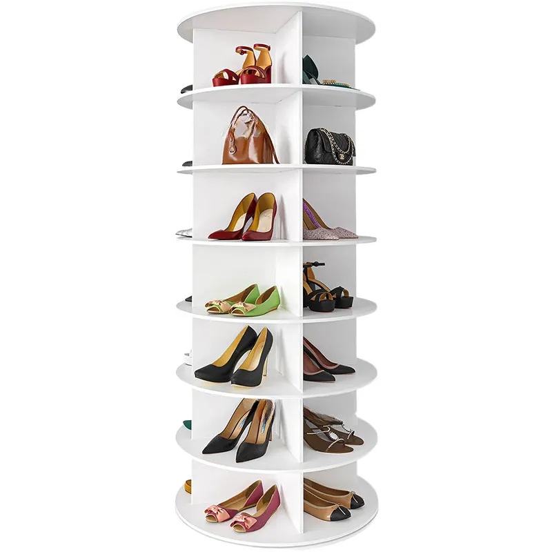 7 Tier Rotating Shoe Rack Tower — photo 5