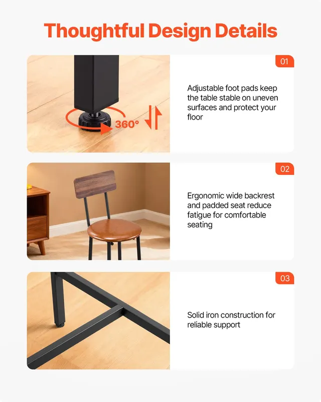 Bar Table β 5PCS 47β³ Bars Tables Set
