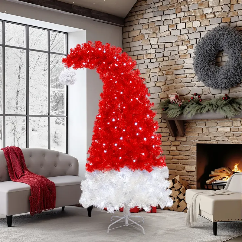 6FT Artificial Christmas Tree with LED Light — photo 4