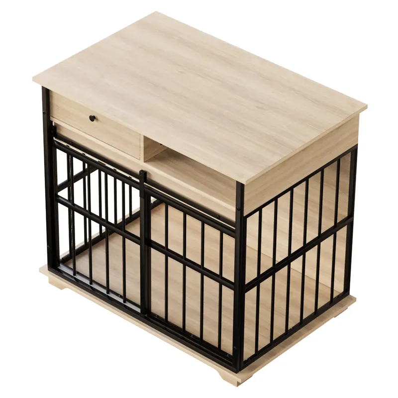 Dog Crate Furniture — Large Dog Cage Furniture with Tray — photo 2