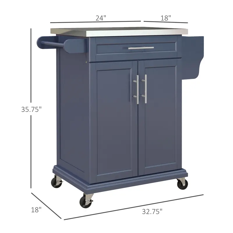 Kitchen Island on Wheels — photo 3