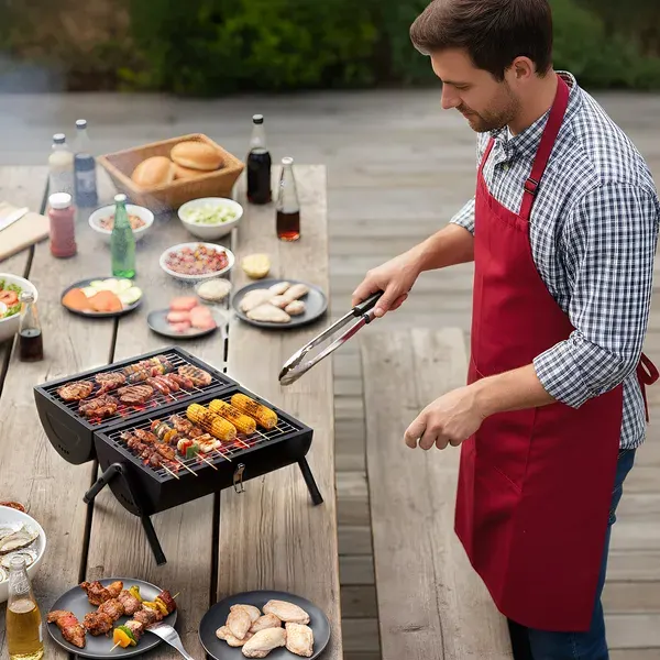 Portable Charcoal Grill Outdoor Stove — photo 3