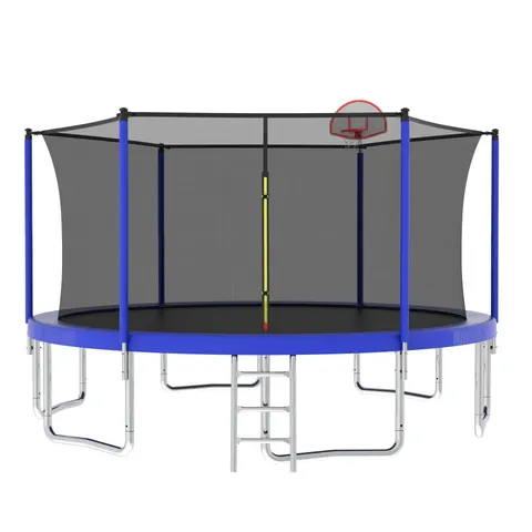 14FT for Kids Children with Safety Enclosure Net Outdoor