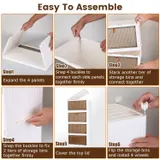 4Pc Foldable Storage Bins with Lid for Home Storage Front — photo 7