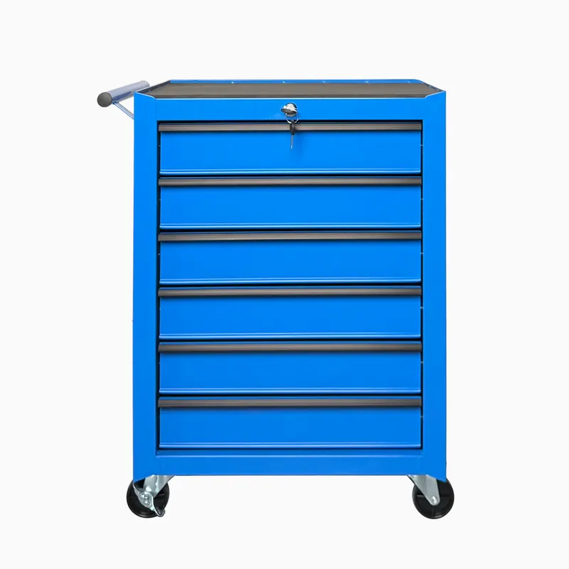 Rolling Metal Tool Chest with 6 Drawers