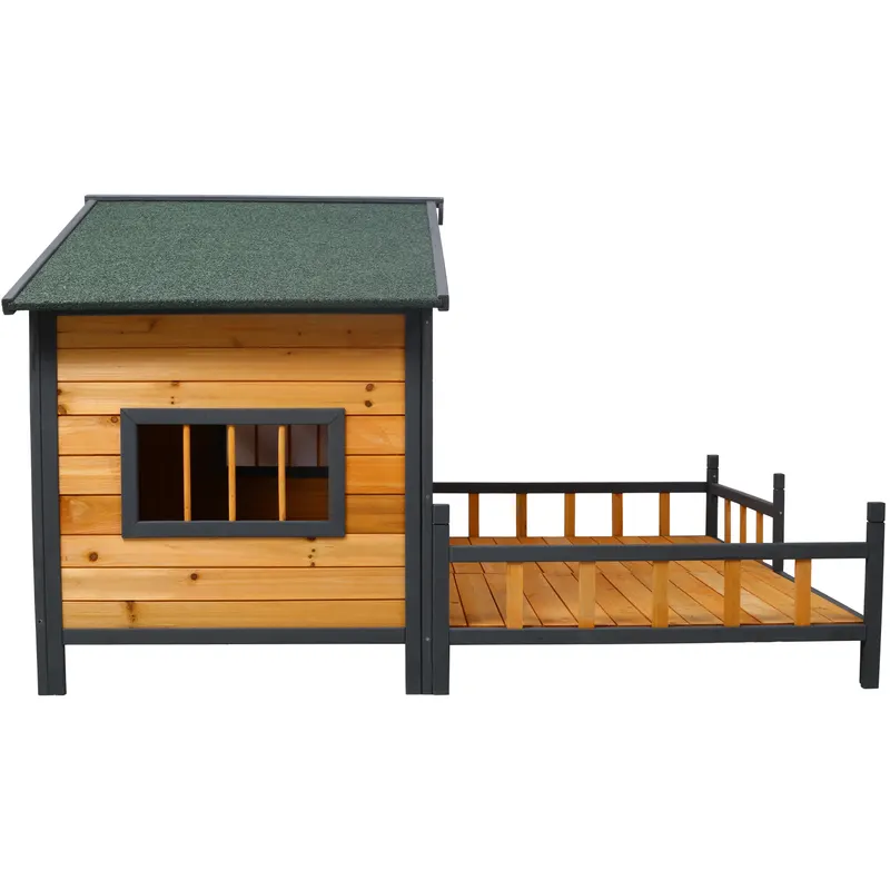 Wooden Large Dog House Outdoor Double XL Dog Kennel — photo 6