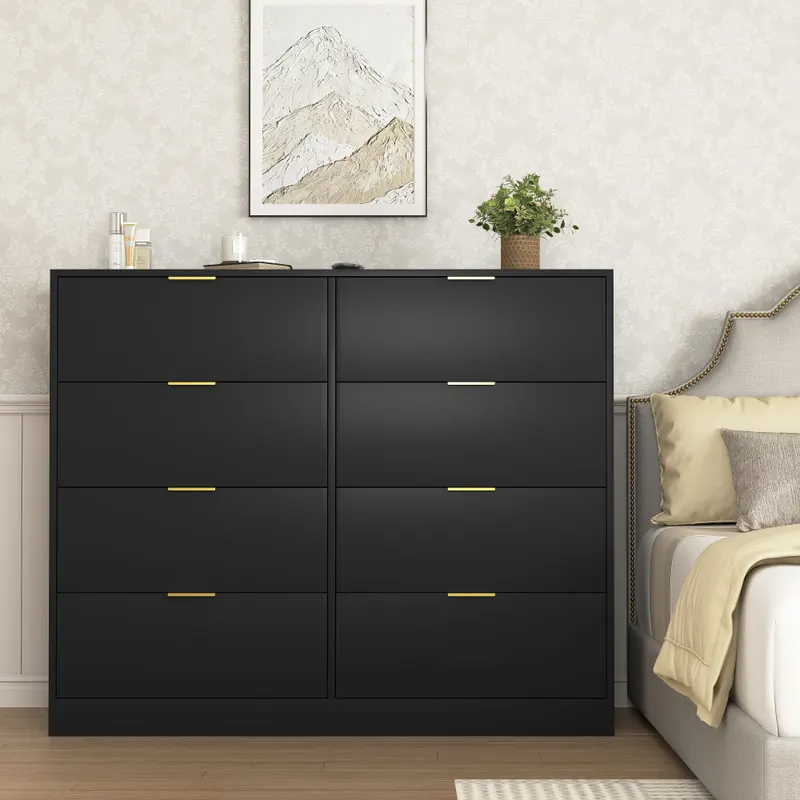 8 Drawers Dresser for Bedroom — Wood Bedroom Dresser Modern — photo 5