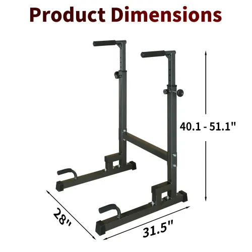 Power Tower Dip Station Adjustable Height Heavy Duty — photo 5
