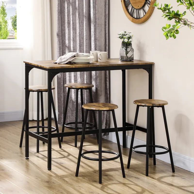 5-Piece Counter Height Bar Table and Chairs Set β photo 7