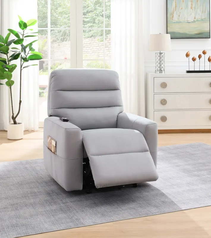 Freddie Gray Leather Aire Power Motion Recliner W Lift β photo 3