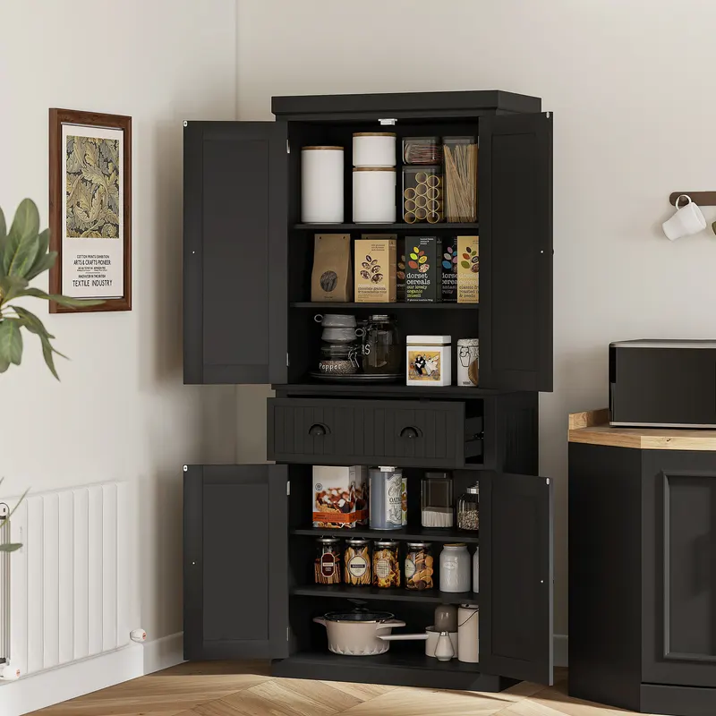 72" Kitchen Pantry Storage Cabinet — photo 2