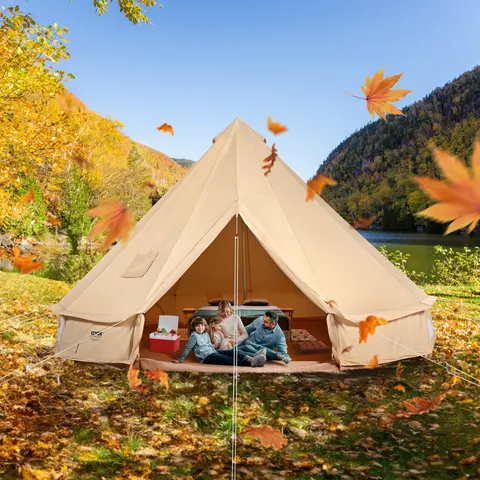 12 Person Canvas Glamping Bell Tent