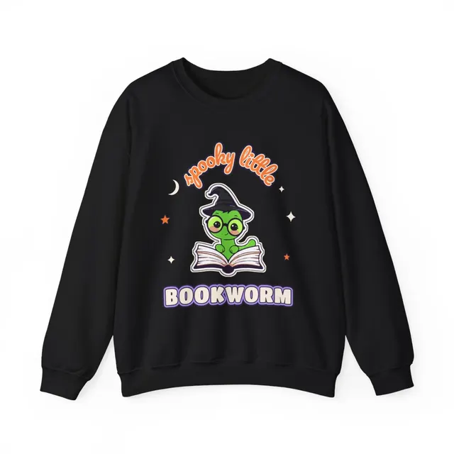 Spooky Little Bookworm Crewneck Sweatshirt