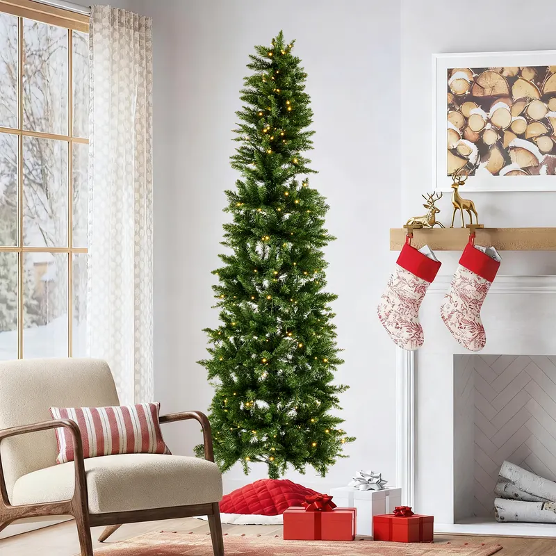 Pencil Christmas Tree β Prelighted Artificial Slim Christmas β photo 5