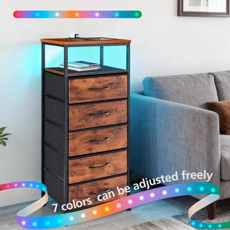 Nightstand with Charging Station β photo 6